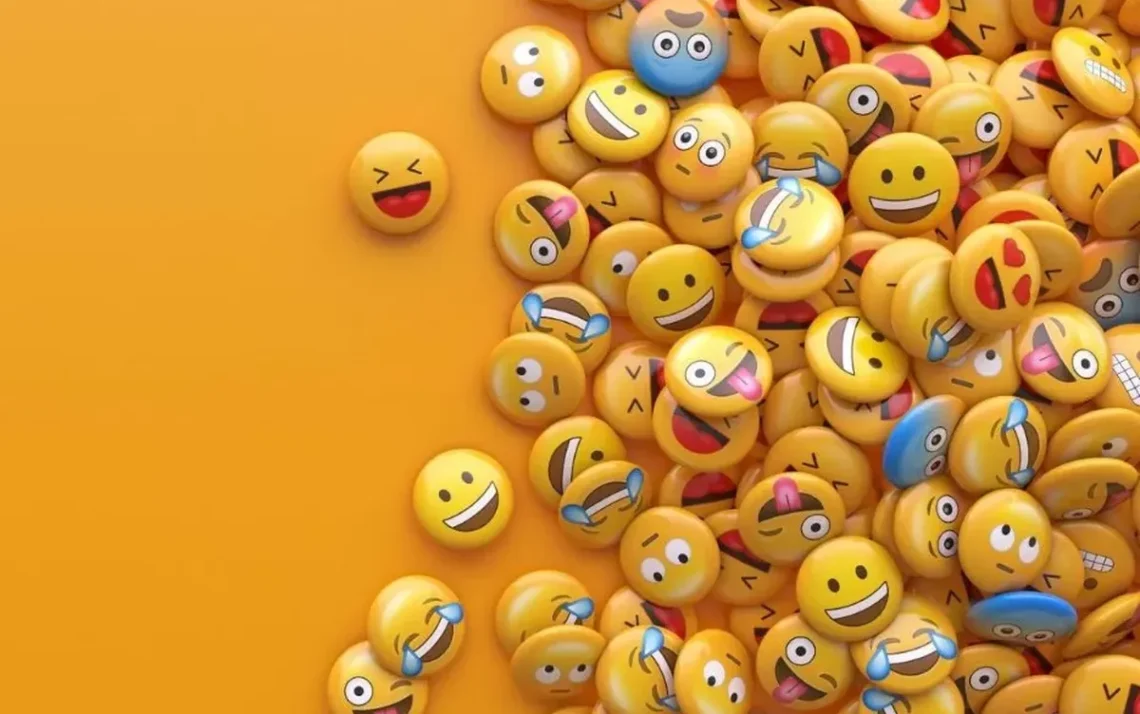 ícones, emojis na comunicação, figuras simbólicas