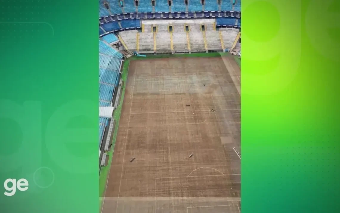 estádio, do Grêmio;