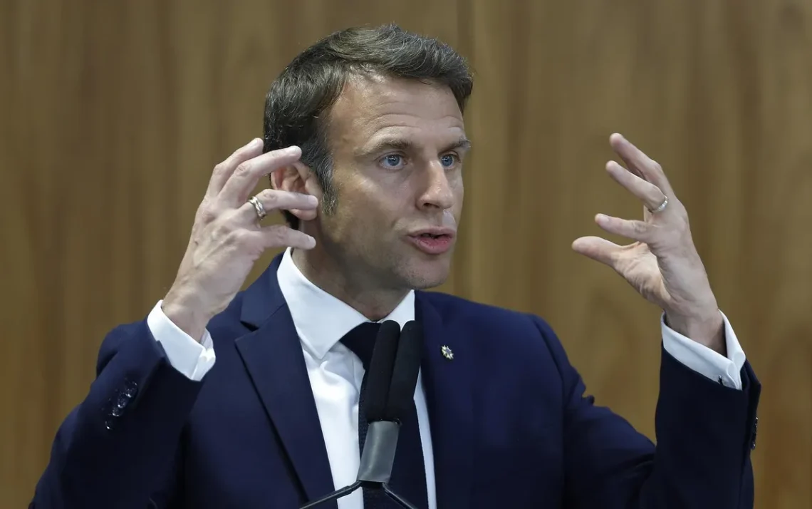 presidente, Emmanuel, Macron