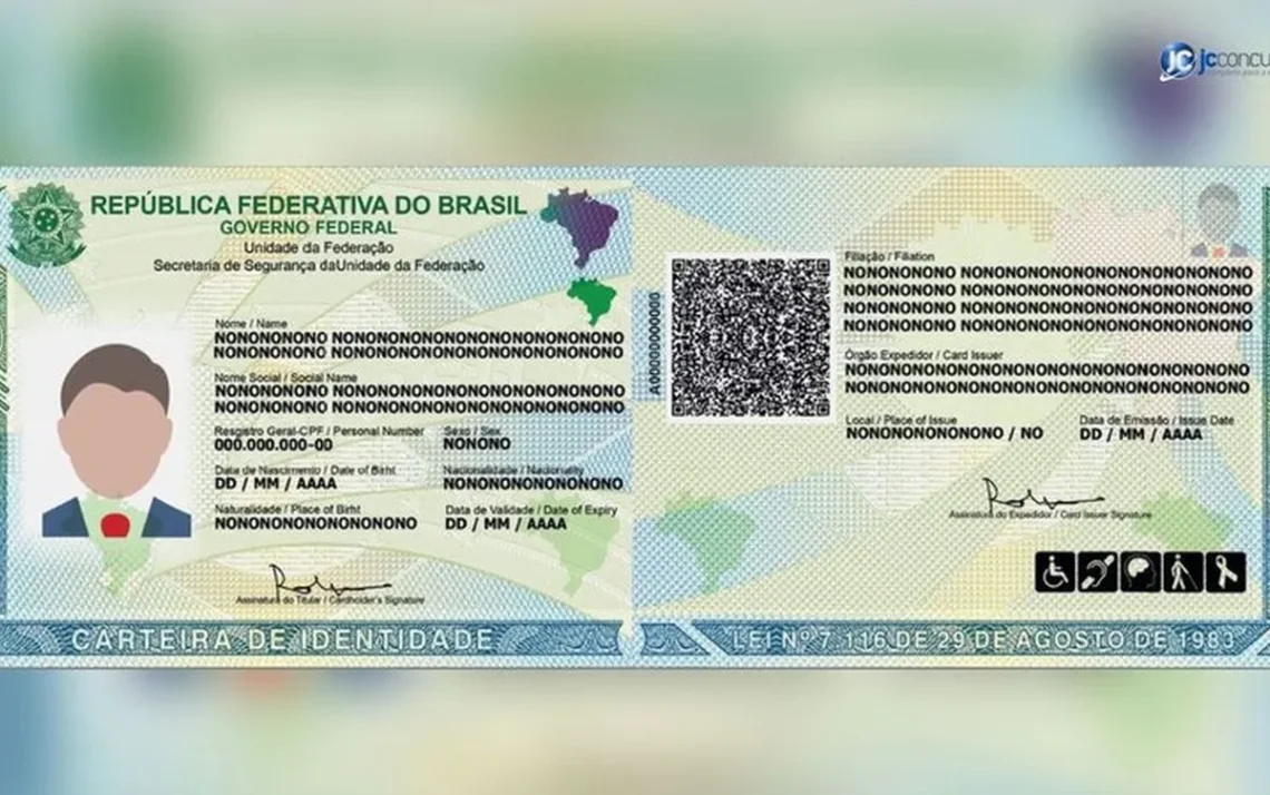 carteira, de identidade, nova, identidade;