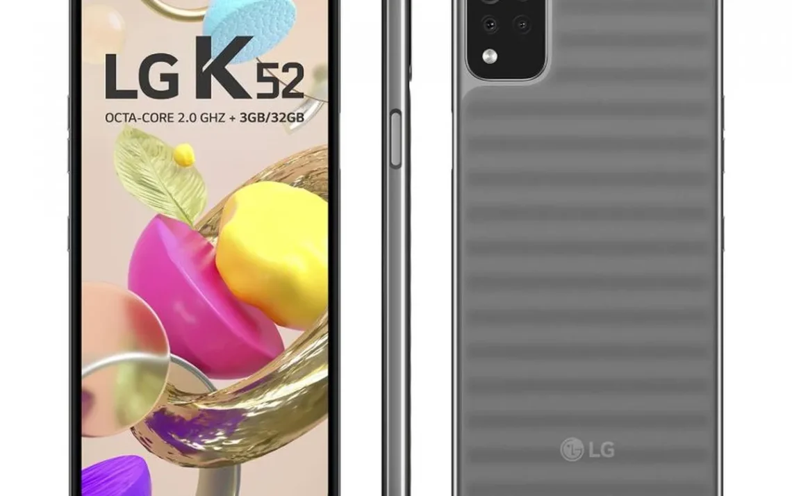 smartphone LG K52, celular LG K52;