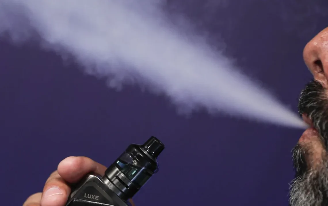 vape, e-cigarette, dispositivo, eletrônico fumar;