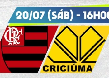 Flamengo contra Criciúma, jogo de hoje, partida