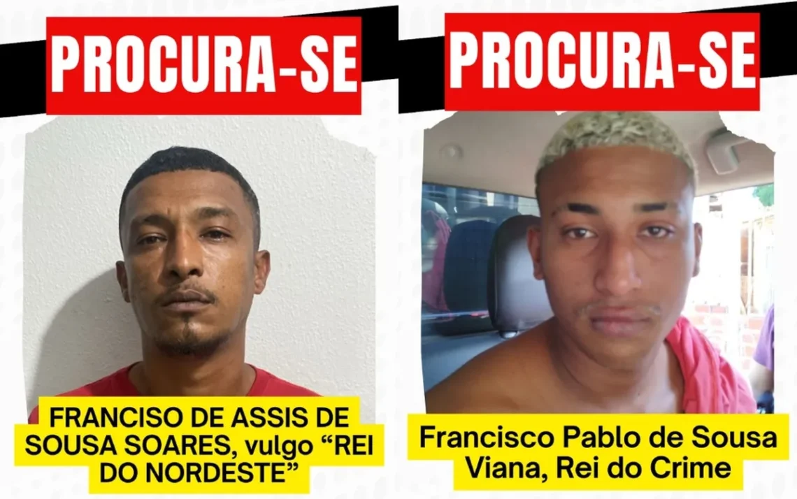 foragidos, suspeitos, criminosos;