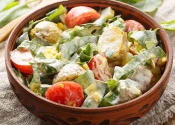 salada, saudável, salada, equilibrada, salada, nutritiva